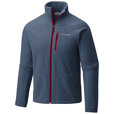 Jaqueta Columbia Fleece Fast Trek II Full Zip Azul Masculina