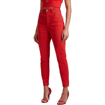 Calça Sarja Forum Mia Vermelho Feminino