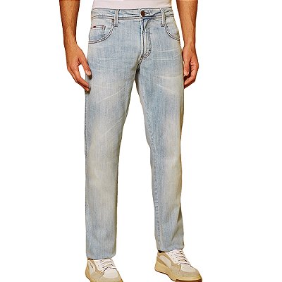 Calça Jeans Forum Paul Slim Azul Masculino