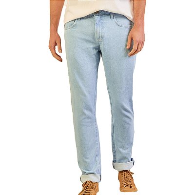 Calça Jeans Forum Paul Slim P23 Azul Claro Masculino