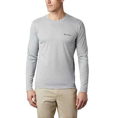 Camiseta Columbia Zero Rules Manga Longa - Cinza