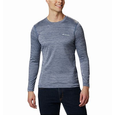 Camiseta Columbia Zero Rules Manga Longa - Azul