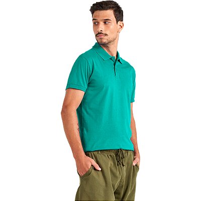 Camisa Polo Colcci Logo Classic P23 Verde Masculino