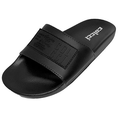 Chinelo Colcci Slide Institucional Preto Feminino