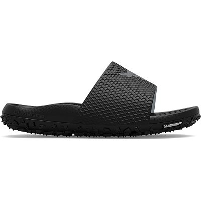 Chinelo Slide Under Armour Project Rock Preto Masculino