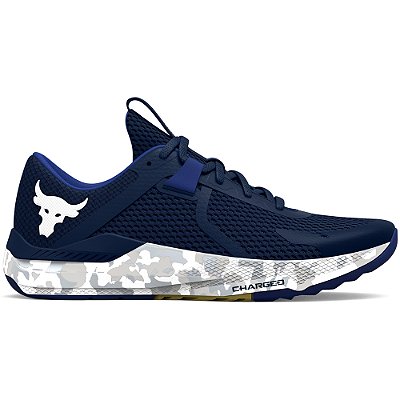 Tênis Under Armour Project Rock BSR2 Marble Marinho Masculino