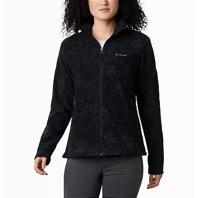 Jaqueta Columbia Fast Trek Printed JKT Preta Feminina