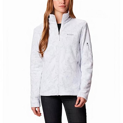 Jaqueta Columbia Fast Trek Printed JKT Branca Feminina