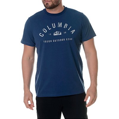 Camiseta Columbia CSC Dome Azul Masculino