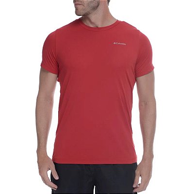 Camiseta Columbia Neblina Vermelho Masculino