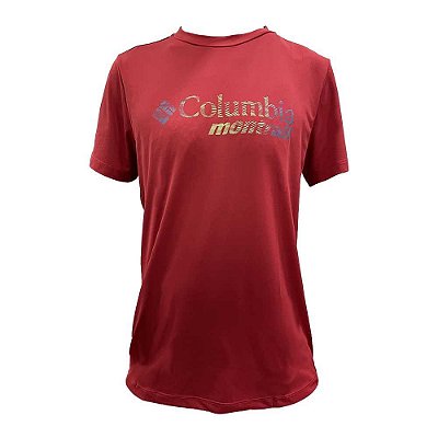 Camiseta Columbia Neblina Montrail Vermelho Masculino