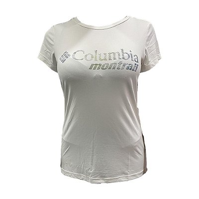 Camiseta Columbia Neblina Montrail Branco Feminino