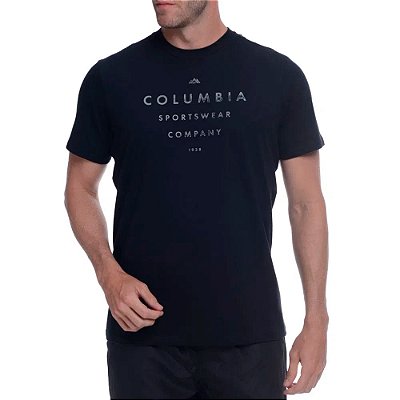 Camiseta Columbia Path Lake Graphic Preto Masculino