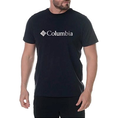 Camiseta Columbia Csc Branded Foil Preto Masculino
