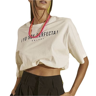Camiseta Colcci Luiza Off Shell Feminino