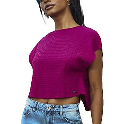 Camiseta Colcci Comfort Rosa Feminino