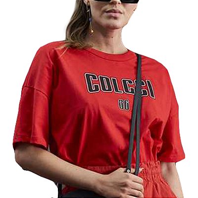 Camiseta Colcci Luiza Vermelho Feminino