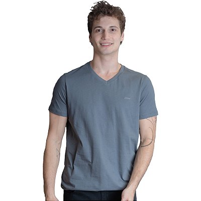 Camiseta Colcci Slim Cinza Masculino