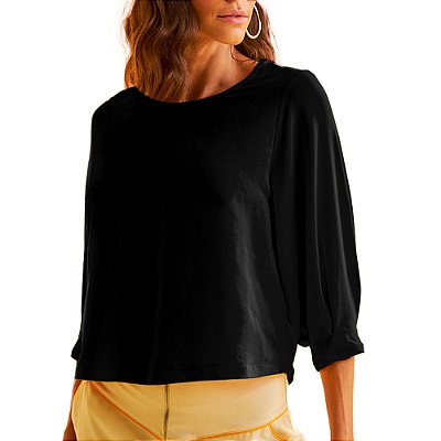 Blusa Forum Preta Feminina