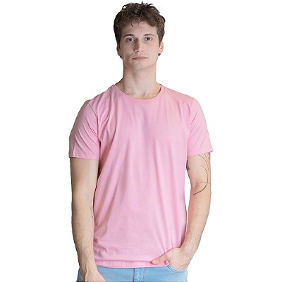 Camiseta Colcci Slim Rosa Masculino