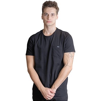 Camiseta Colcci Com Bolso VE23 Preto Masculino