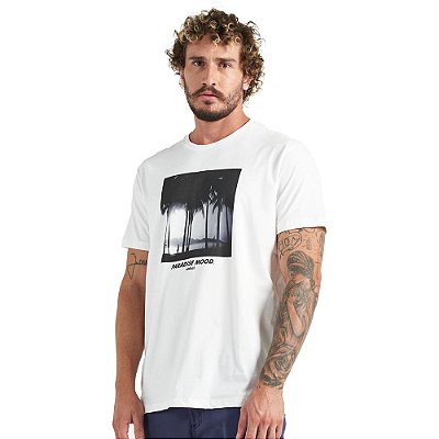 Camiseta Colcci Paradise V23 Off White Masculino