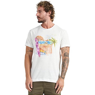 Camiseta Colcci Nature P23 Off White Masculino