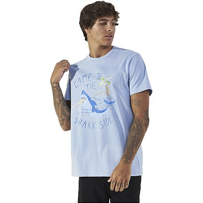 Camiseta Colcci Shark P23 Azul Masculino
