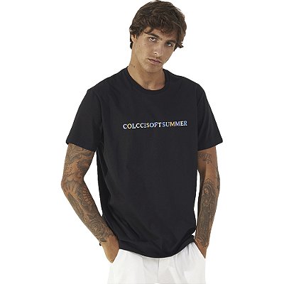 Camiseta Colcci Summer P23 Preto Masculino