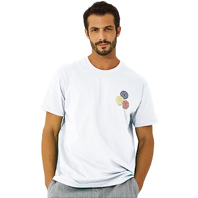Camiseta Colcci Hexa V23 Branco Masculino