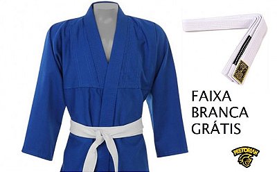 Kimono Judo / Jiu Jitsu Pretorian Reforçado Azul