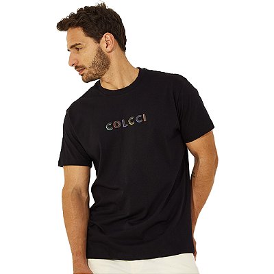 Camiseta Colcci Colors V23 Preto Masculino