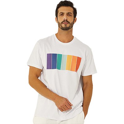 Camiseta Colcci Colors V23 Branco Masculino