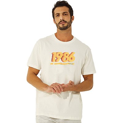 Camiseta Colcci 1986 V23 Off White Masculino
