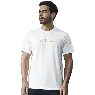 Camiseta Colcci Colors AV23 Off White Masculino
