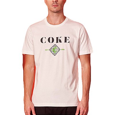 Camiseta Estampada Coca Cola Off Shell Masculino