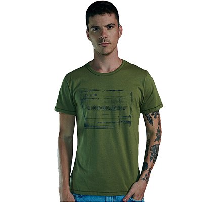 Camiseta Estampada Coca Cola Shape Verde Masculino