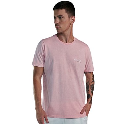 Camiseta Coca Cola Rosa Masculino