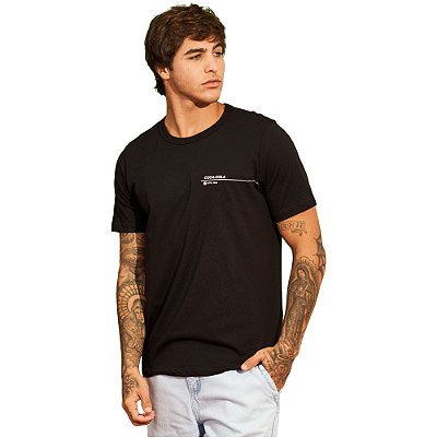 Camiseta Coca Cola Basic V23 Preto Masculino