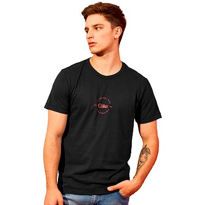 Camiseta Coca Cola Circle AV23 Preto Masculino