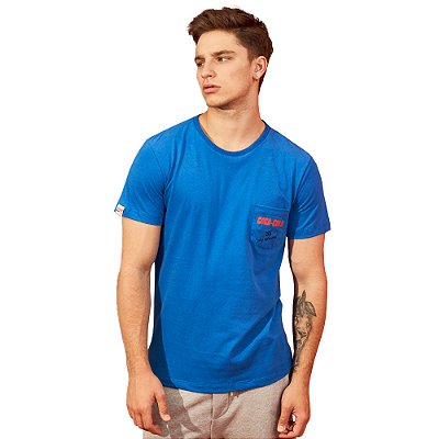 Camiseta Coca Cola Play V23 Azul Masculino