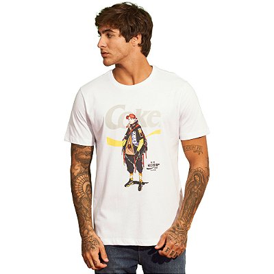 Camiseta Coca Cola Young V23 Branco Masculino
