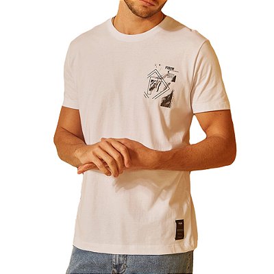 Camiseta Forum Slim Branco Masculino