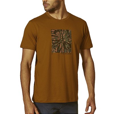 Camiseta Forum Slim Marrom Masculino