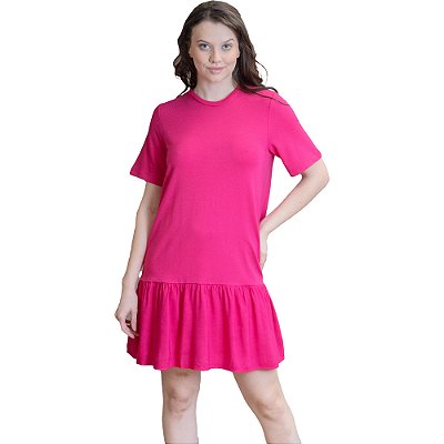 Vestido Linho Forum Rosa Feminino