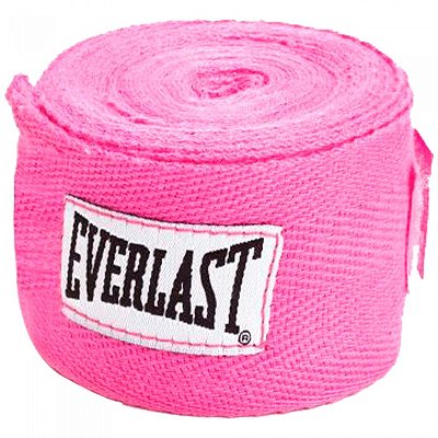 Bandagem Elástica Everlast 2,74 Metros Rosa
