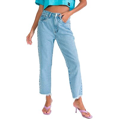 Calça Jeans Myft Mom Super High Azul Feminino
