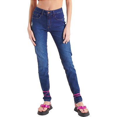 Calça Jeans Myft Skinny AV23 Azul Feminino