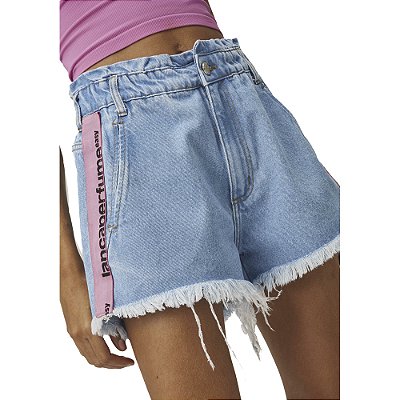 Short Jeans Easy Lança Perfume Clochard S High V23 Azul Feminino
