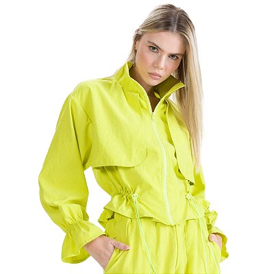 Jaqueta Myft Curta Verde Feminino